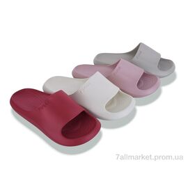 Фотография Шлепки женские облегченные Лето 8712 mix (12 пар р.35-40) "Deshman" недорого оптом от прямого поставщика
