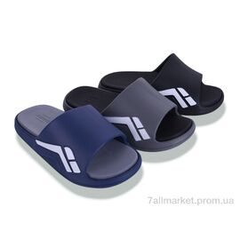 Фотография Шлепки мужские пляжные Лето NUO2008 mix (12 пар р.40-45) "Deshman" недорого оптом от прямого поставщика