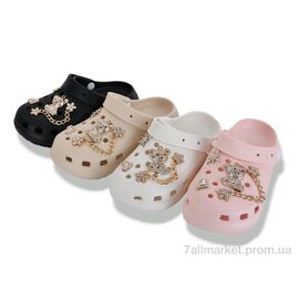 Крокси дитячі літні Літо 2087 mix (12 пар р.30-35) "Deshman" недорого оптом від прямого постачальника