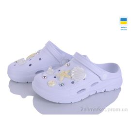 Фотография Кроксы женские летние Лето 412 білий (8 пар р.37-41) "Golden Lion" недорого оптом от прямого поставщика