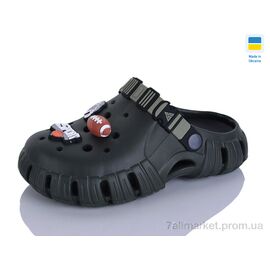 Фотография Кроксы женские летние Лето 770 піліток хакі-чорний (6 пар р.36-41) "Lot Shoes" недорого оптом от прямого поставщика
