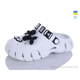 Фотография Кроксы женские летние Лето 77 білий-білий (6 пар р.36-41) "Lot Shoes" недорого оптом от прямого поставщика