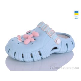 Фотография Кроксы женские летние Лето 77 бірюза-раф (6 пар р.36-41) "Lot Shoes" недорого оптом от прямого поставщика