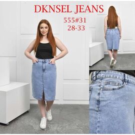 Спідниця жіноча 555 l.blue р.28-33 "DKNSEL" недорого оптом від прямого постачальника