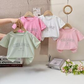 Фотография Футболка детская на девочку FB93 peach р.90-130 "Farbique" недорого оптом от прямого поставщика