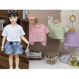 Фотография Футболка детская на девочку FB102 white р.90-130 "Farbique" недорого оптом от прямого поставщика