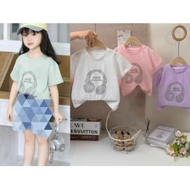 Фотография Футболка детская на девочку FB106 l.green р.90-130 "Farbique" недорого оптом от прямого поставщика