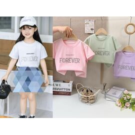 Фотография Футболка детская на девочку FB110 white р.90-130 "Farbique" недорого оптом от прямого поставщика