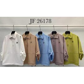 Фотография Свитер женский JF26178 white р.XL-4XL "Immei" недорого оптом от прямого поставщика