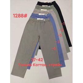 Фотография Штаны женские 1288-1 black р.37-42 "Immei" недорого оптом от прямого поставщика