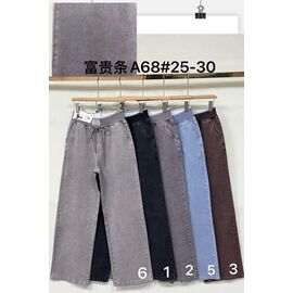 Жіночі штани A68-5 l.blue р.25-30 "Immei" недорого оптом від прямого постачальника