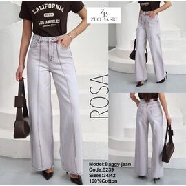 Фотография Джинсы женские 5239 l.grey р.34-42 "Jeans Style" недорого оптом от прямого поставщика