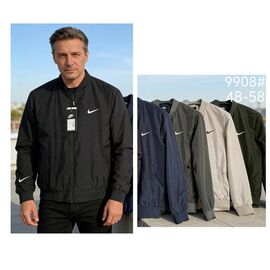 Фотография Ветровка мужская 9908 l.grey р.48-58 "Lina" недорого оптом от прямого поставщика