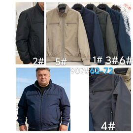 Вітровка чоловіча 907-4 grey р.60-70 "Lina" недорого оптом від прямого постачальника