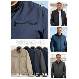 Вітровка чоловіча 906-2 black р.50-60 "Lina" недорого оптом від прямого постачальника