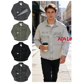 Сорочка чоловіча A041 khaki р.M-3XL "Lina" недорого оптом від прямого постачальника