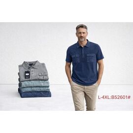 Фотография Футболка мужская B52601 l.blue р.L-4XL "Lina" недорого оптом от прямого поставщика