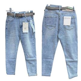 Джинси жіночі 2856H l.blue р.XS-XL "Miss Kurry" недорого оптом від прямого постачальника