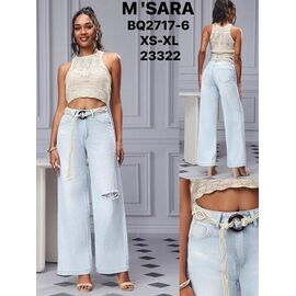 Джинси жіночі BQ2717-6 l.blue р.XS-XL "Miss Kurry" недорого оптом від прямого постачальника