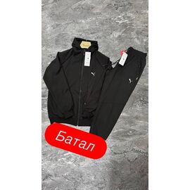 Фотография Костюм спортивный мужской 13591 black р.2XL-6XL "Alex Clothes" недорого оптом от прямого поставщика