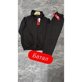 Фотография Костюм спортивный мужской 13592 black р.2XL-6XL "Alex Clothes" недорого оптом от прямого поставщика