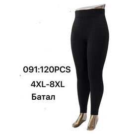 Лосини жіночі 091 black р.4XL-8XL "Алия" недорого оптом від прямого постачальника