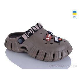 Фотография Кроксы женские летние Лето 6770 беж/коричн (6 пар р.36-40) "DeMur" недорого оптом от прямого поставщика