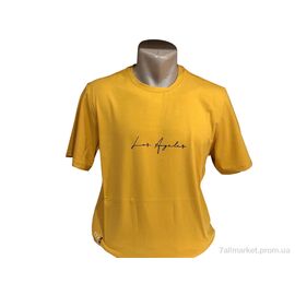 Футболка чоловіча Літо 3003 медовий (5 шт. р.сіткаM-2XL) "TurkishBrend" недорого оптом від прямого постачальника