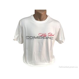 Футболка чоловіча Літо 3004 білий (5 шт. р.сіткаM-2XL) "TurkishBrend" недорого оптом від прямого постачальника
