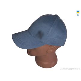 Фотография Кепка унисекс Лето 0657 джинс (4 шт. р.сетка 54-56) "Mabi" недорого оптом от прямого поставщика