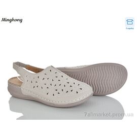 Фотография Босоножки женские летние Лето 2601-3 (8 пар р.37-42) "Minghong" недорого оптом от прямого поставщика