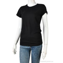 Фотография Футболка женская Лето N104-7 black (4 шт. р.сетка S-XL) "Banko" недорого оптом от прямого поставщика