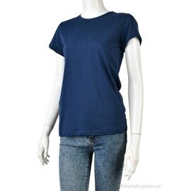 Фотография Футболка женская Лето N104-8 navy (4 шт. р.сетка S-XL) "Banko" недорого оптом от прямого поставщика