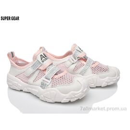 Фотография Кроссовки детские модные Лето B01-722 pink (12 пар р.29-34) "Super Gear" недорого оптом от прямого поставщика