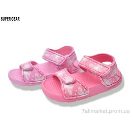 Фотография Босоножки детские летние Лето 01-311 mix (12 пар р.19-24) "Super Gear" недорого оптом от прямого поставщика