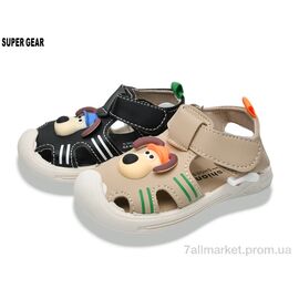 Фотография Сандалии детские летние Лето 01-783 mix (12 пар р.18-23) "Super Gear" недорого оптом от прямого поставщика