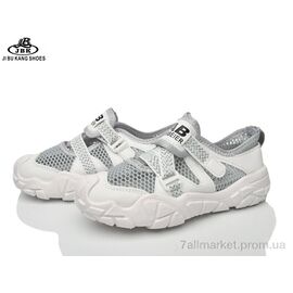 Кросівки дитячі модні Літо B02-722 grey (12 пар р.29-34) "Jibukang" недорого оптом від прямого постачальника