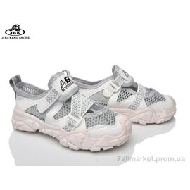 Кросівки дитячі модні Літо C02-723 grey (12 пар р.26-31) "Jibukang" недорого оптом від прямого постачальника