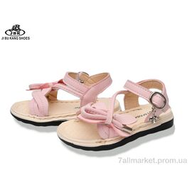 Фотография Босоножки детские летние Лето 01-168 pink (10 пар р.22-26) "Jibukang" недорого оптом от прямого поставщика