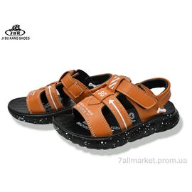 Фотография Сандалии детские летние Лето A0132 brown (6 пар р.26-31) "Jibukang" недорого оптом от прямого поставщика