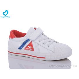 Фотография Кеды детские легкие Весна/осень 1310 білий (9 пар р.24-30) "Comfort-baby" недорого оптом от прямого поставщика