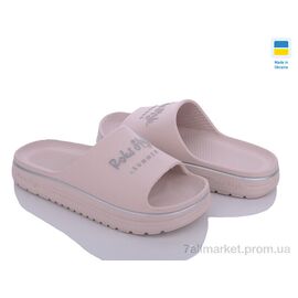 Фотография Шлепки женские облегченные Лето Роксол Ж540-012 пудра (8 пар р.37-40) "Progress" недорого оптом от прямого поставщика