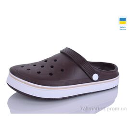 Фотография Кроксы женские летние Лето B17 коричневий (6 пар р.36-41) "M&L  Alex13" недорого оптом от прямого поставщика
