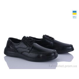 Фотография Туфли мужские стильные Весна/осень T2 чорний (8 пар р.40-45) "Paolla" недорого оптом от прямого поставщика