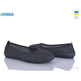 Балетки жіночі зручні Літо Paolla Б8 сірий (8 пар р.37-42) "Lvovbaza" недорого оптом від прямого постачальника