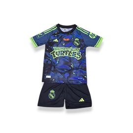 Фотография Костюм детский спортивный летний на мальчика 577 black-green р.104-176 "Presto2" недорого оптом от прямого поставщика