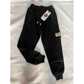 Фотография Штаны детские спортивные на мальчика ZA1988 black р.9-12 "Zayka" недорого оптом от прямого поставщика