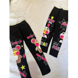 Фотография Лосины детские на девочку ZA2119 black-brown р.92-116 "Zayka" недорого оптом от прямого поставщика