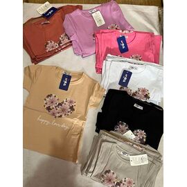 Фотография Футболка детская на девочку ZA2218 coral р.3-7 "Zayka" недорого оптом от прямого поставщика