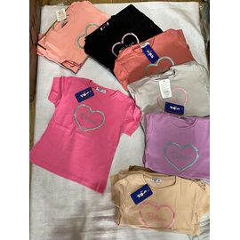 Фотография Футболка детская на девочку ZA2227 grey р.3-7 "Zayka" недорого оптом от прямого поставщика